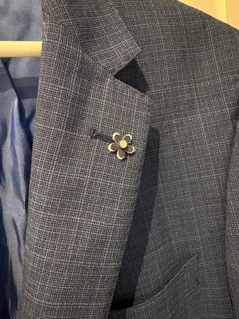 Van Gils Heren Colbert Maat 26 - Slim Fit, Ophalen of Verzenden, Zo goed als nieuw, Overige maten, Blauw