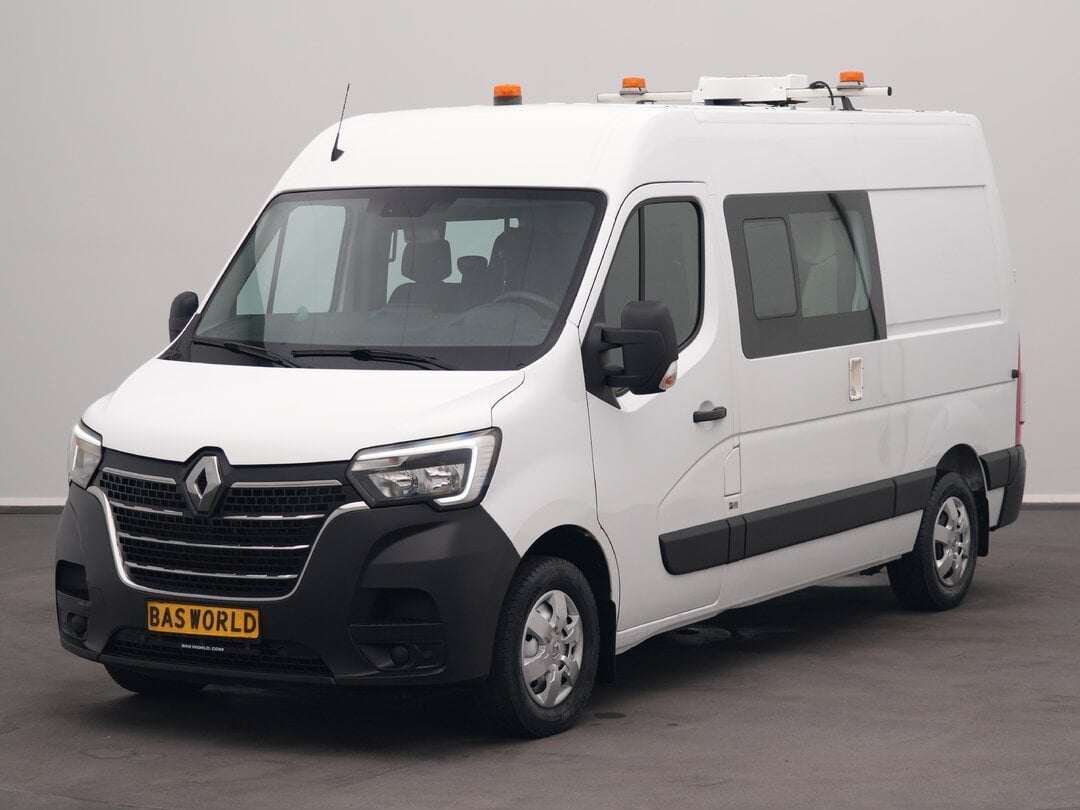 Renault Master 135PK 4X2 Gesloten bestelwagen Dubbel Cabine, 135 pk, Gebruikt, Euro 6, 4 cilinders