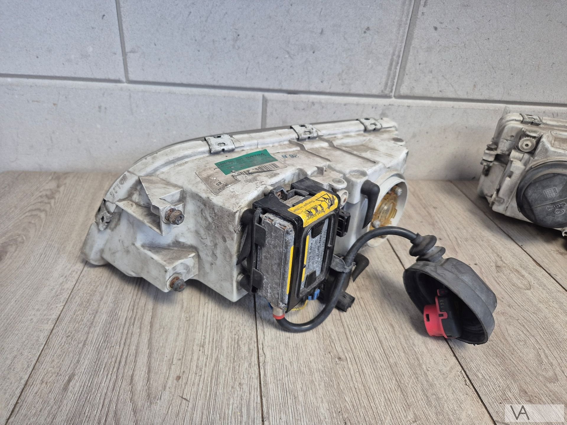 Koplamp rechts Volvo S40 en V40 XENON 2000 - 2004 met module, Gebruikt, -, -, Ophalen of Verzenden
