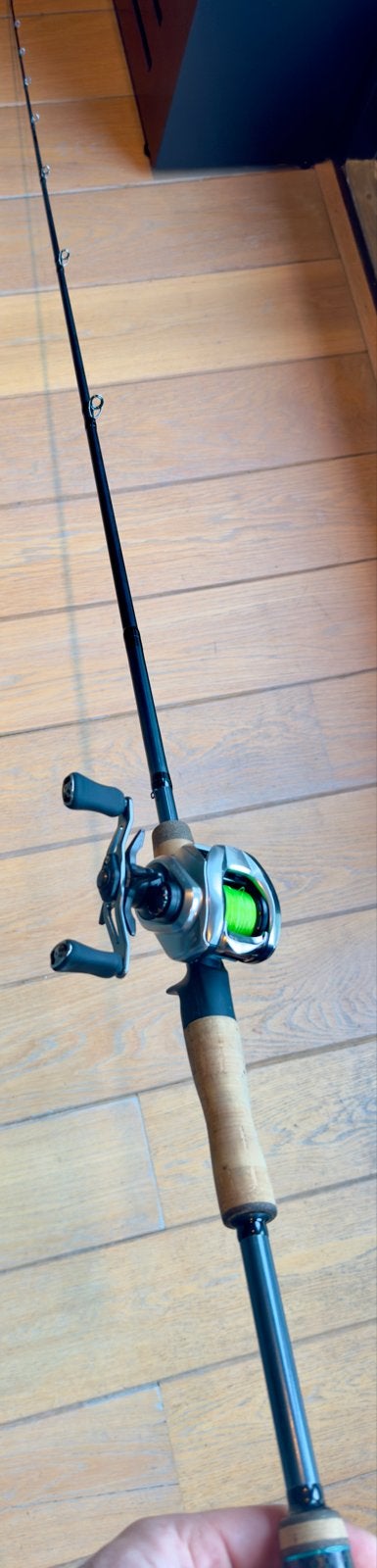 G Loomis GLX 852C Jig & Worm met Daiwa Zillion 7:1, Ophalen of Verzenden, Zo goed als nieuw, Werphengel