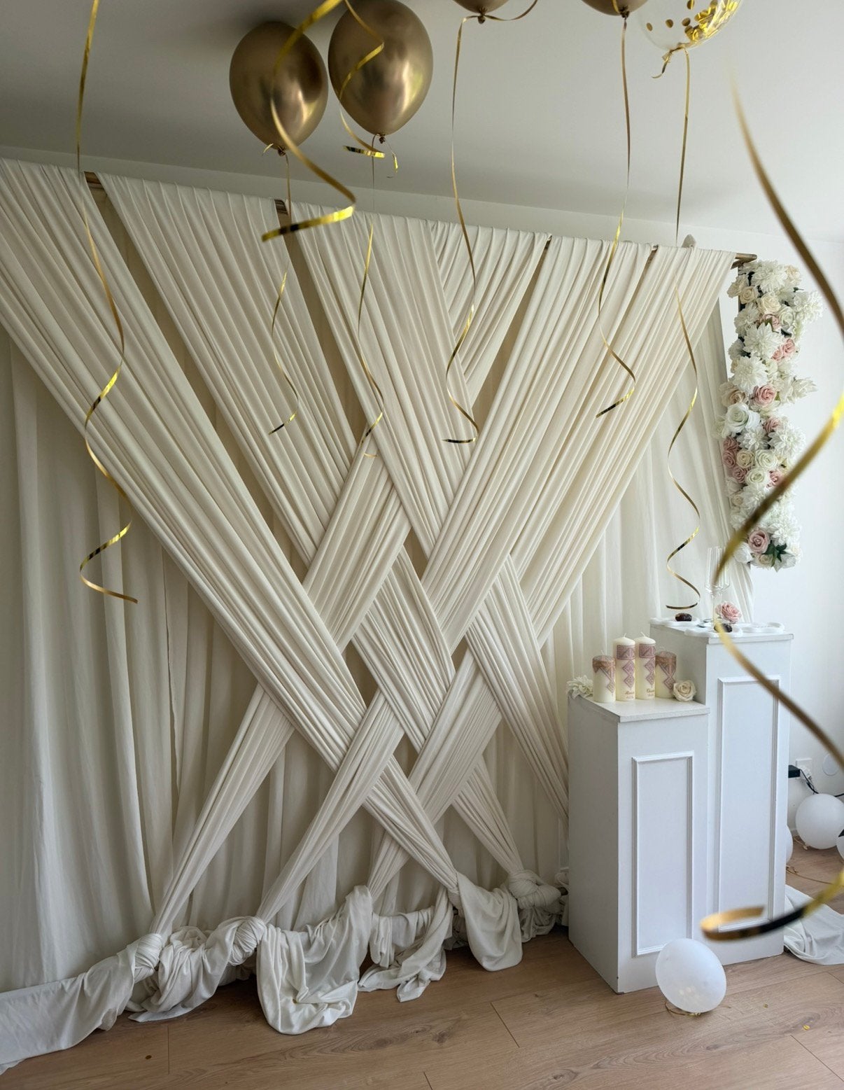 Backdrop met zuilen, Ophalen of Verzenden