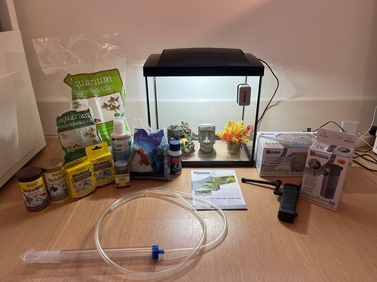 Complete startset aquarium, Ophalen, Gebruikt, Leeg aquarium, Superfish