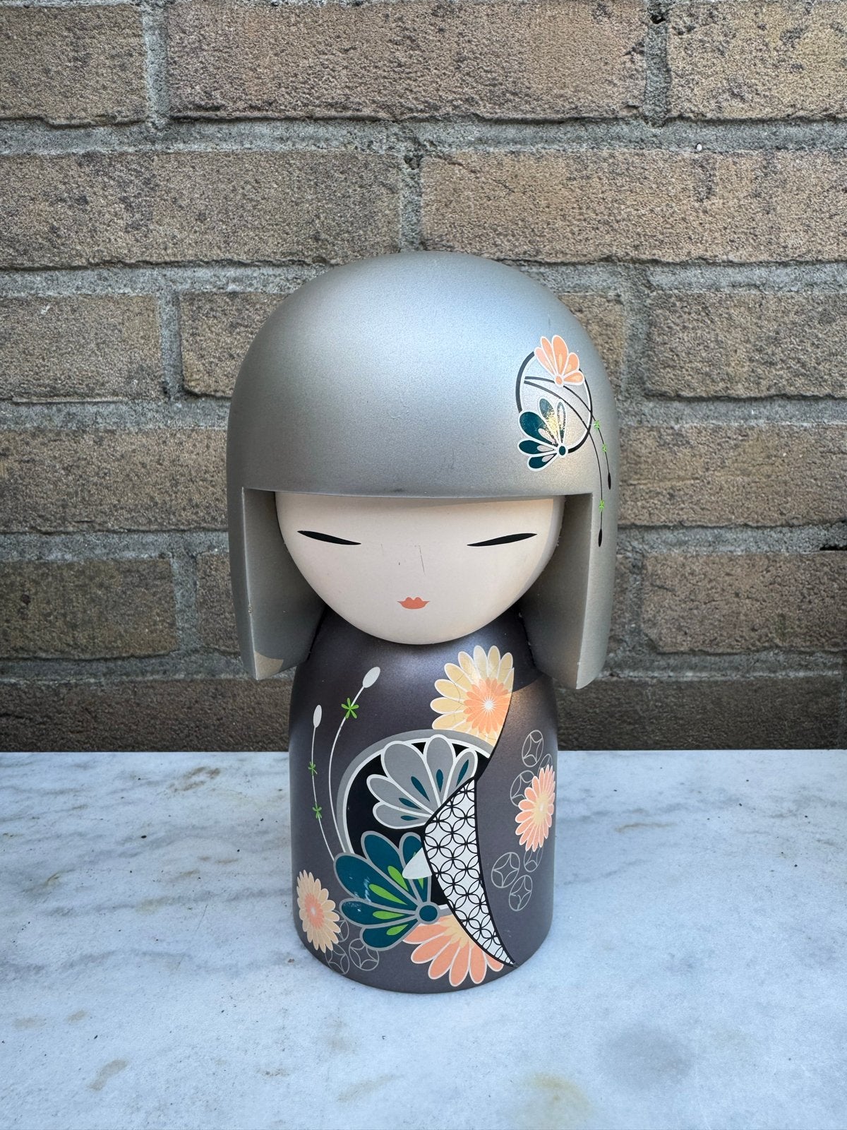 Kimmidoll Yuu Kokeshi Pop Art Japanse Pop, Hout, Gebruikt, Meerkleurig, .