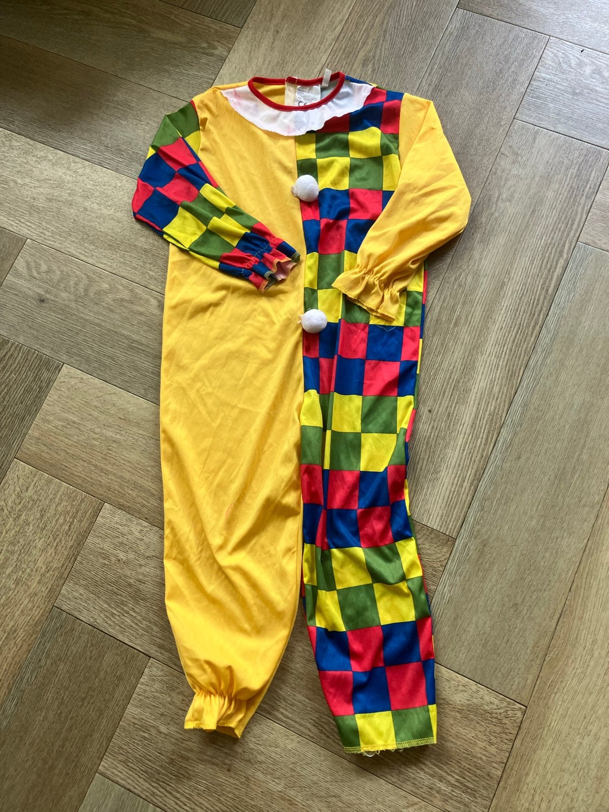 Leuk Harlekijn / Clown pak maat 104, Ophalen of Verzenden, Gebruikt, 104 of kleiner, Jongen of Meisje
