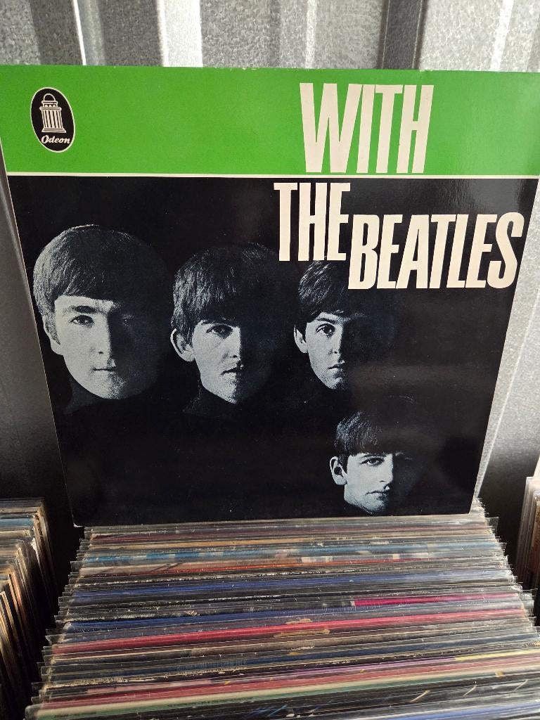 Vinyl lp BEATLES: WITH THE BEATLES, Ophalen of Verzenden, Gebruikt, 12 inch, Rock-'n-Roll