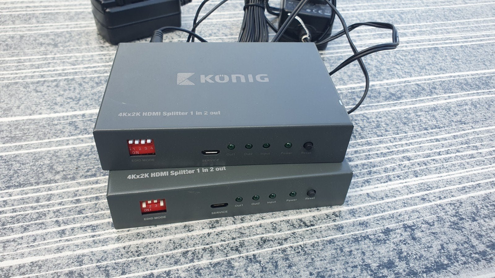 2 x HDMI splitter, Ophalen of Verzenden