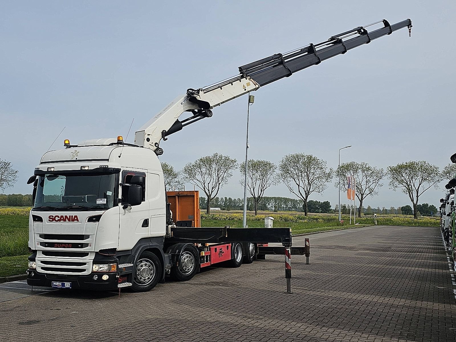 SCANIA R490 8x2*6 hmf 6020k6, Automaat, Euro 6, Bedrijf, Stoelverwarming
