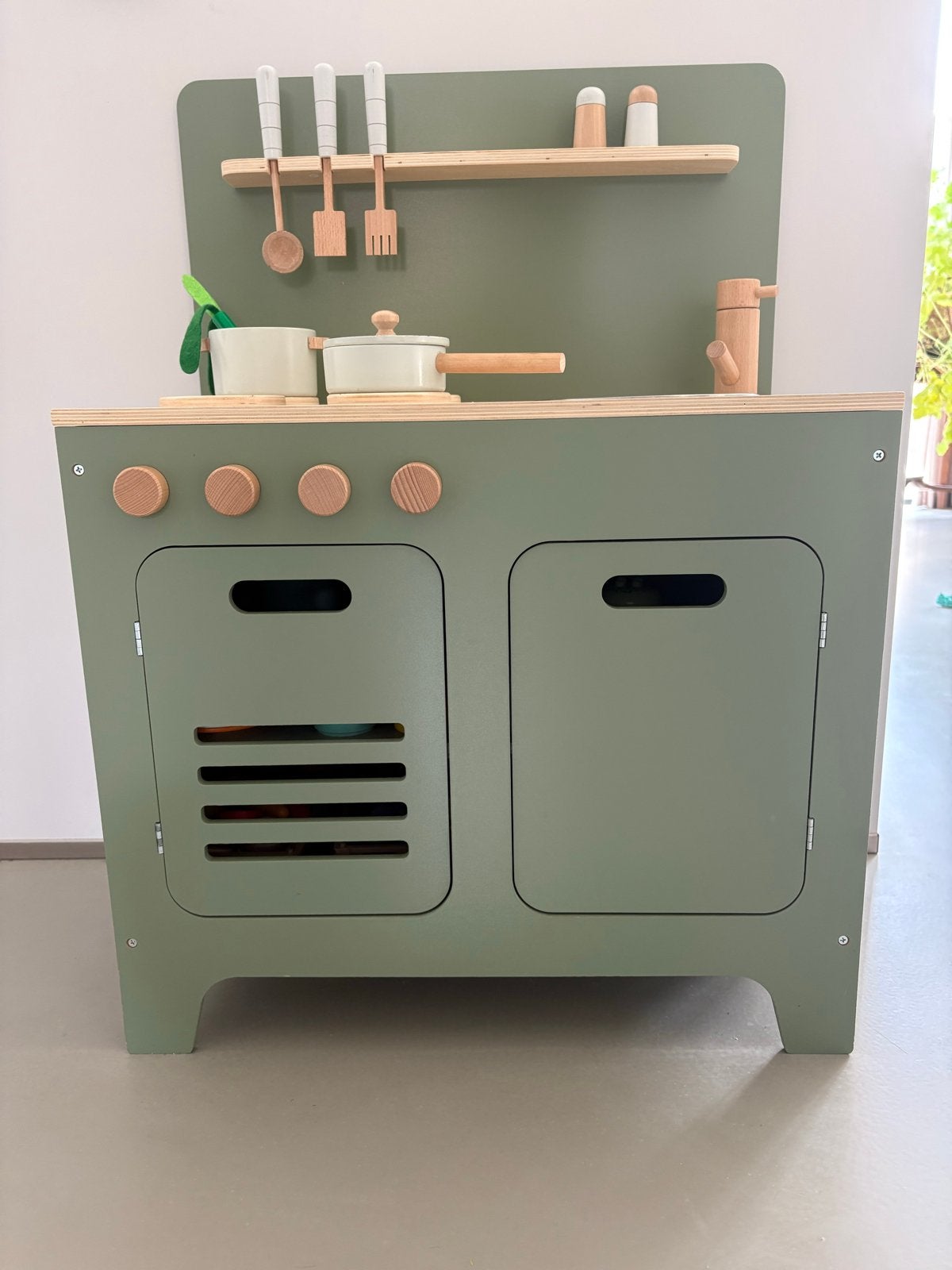 Petite Amélie Speelkeuken met veel accessoires, Ophalen, Zo goed als nieuw, Hout, Speelkeuken