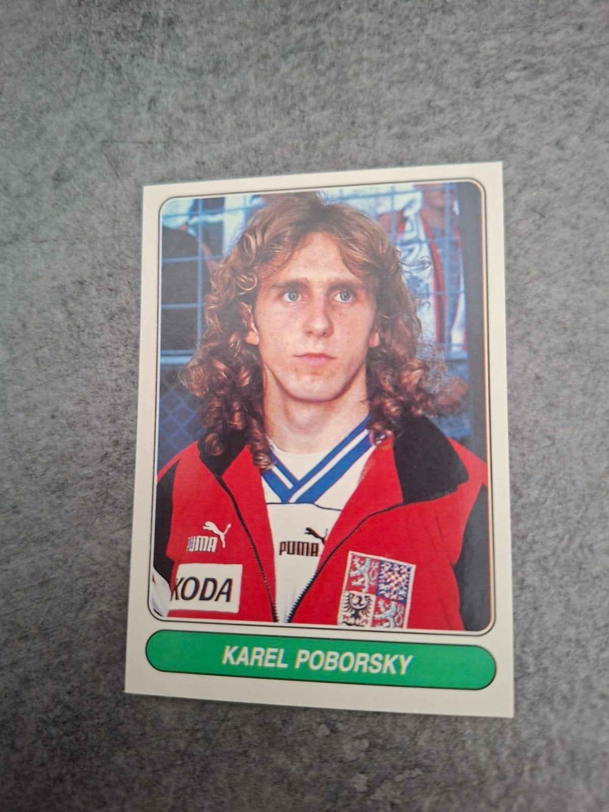 Panini sticker European Football Stars. Poborsky Manchester., Verzenden, Zo goed als nieuw, Sticker