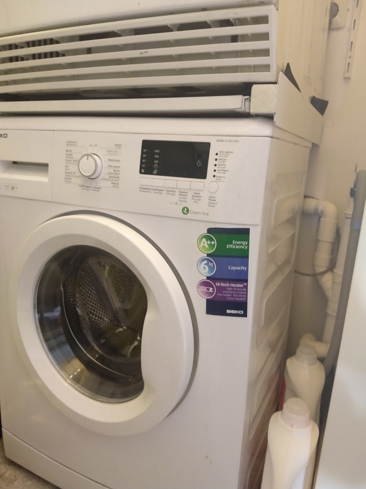 gratis ophalen wasmachine en droger, Ophalen, Gebruikt, 1200 tot 1600 toeren, 85 tot 90 cm