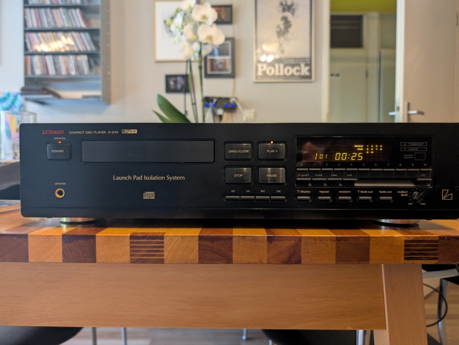 Luxman D-375 CD-speler (1996-2000) compleet, zeer mooi., Ophalen of Verzenden, Gebruikt, Overige merken