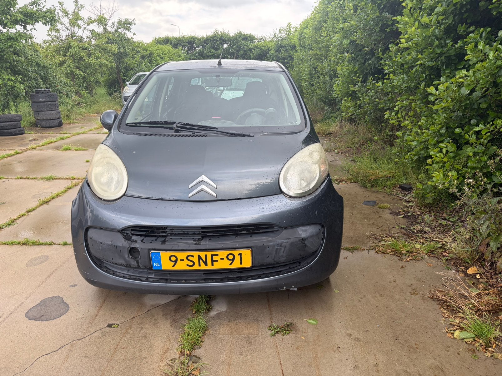 Citroën C1 1.0 5-DRS 2005 Grijs, Auto's, Voorwielaandrijving, 4 stoelen, C1, 68 pk