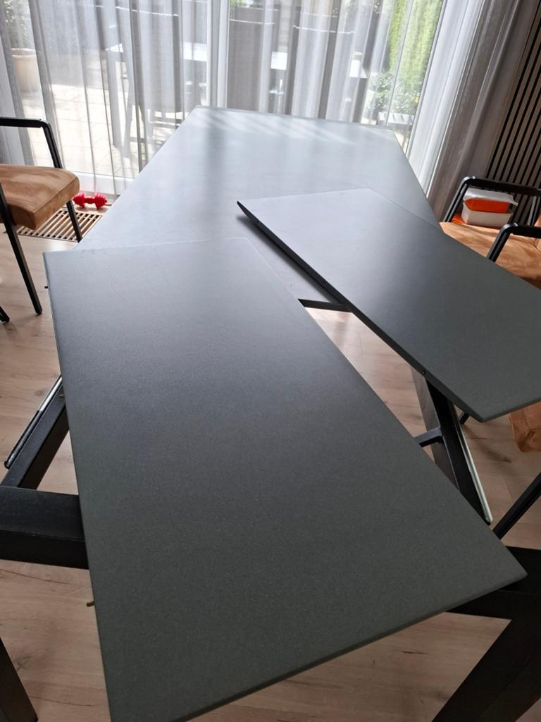 Uitschuifbare eettafel 170/250 x 90 cm, Huis en Inrichting, Tafels | Eettafels, Ophalen, Overige materialen, Gebruikt, 200 cm of meer