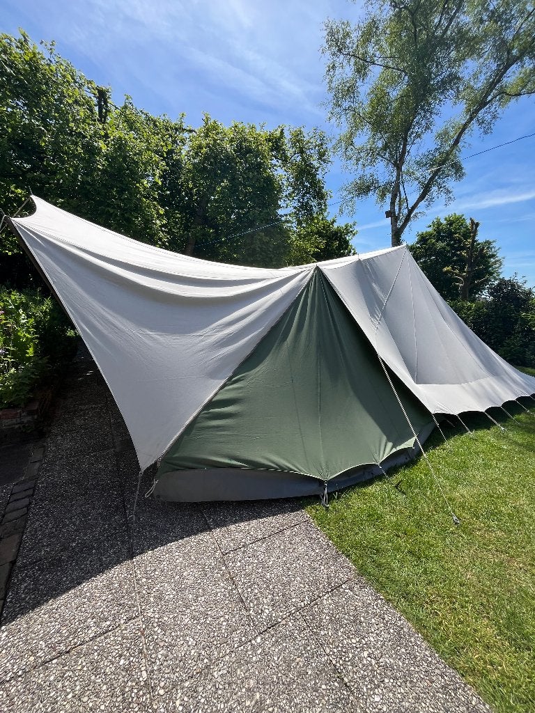 Varioluifel voor een De Waard tent (Lepelaar), Ophalen