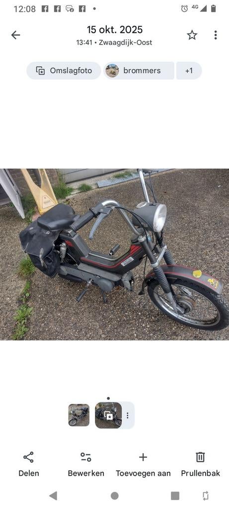 Vespa/garelli, Fietsen en Brommers, Ophalen of Verzenden, Gebruikt