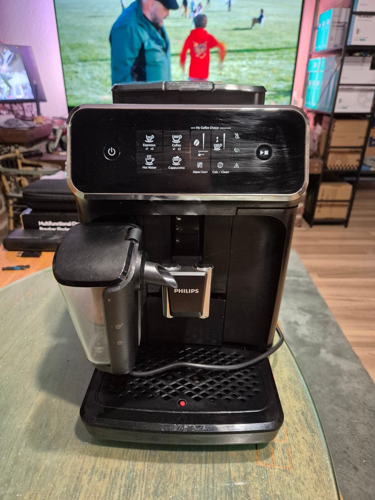 Philips Volautomatische Espressomachine - Zwart, Ophalen, Koffiemachine, Zo goed als nieuw, 2 tot 4 kopjes