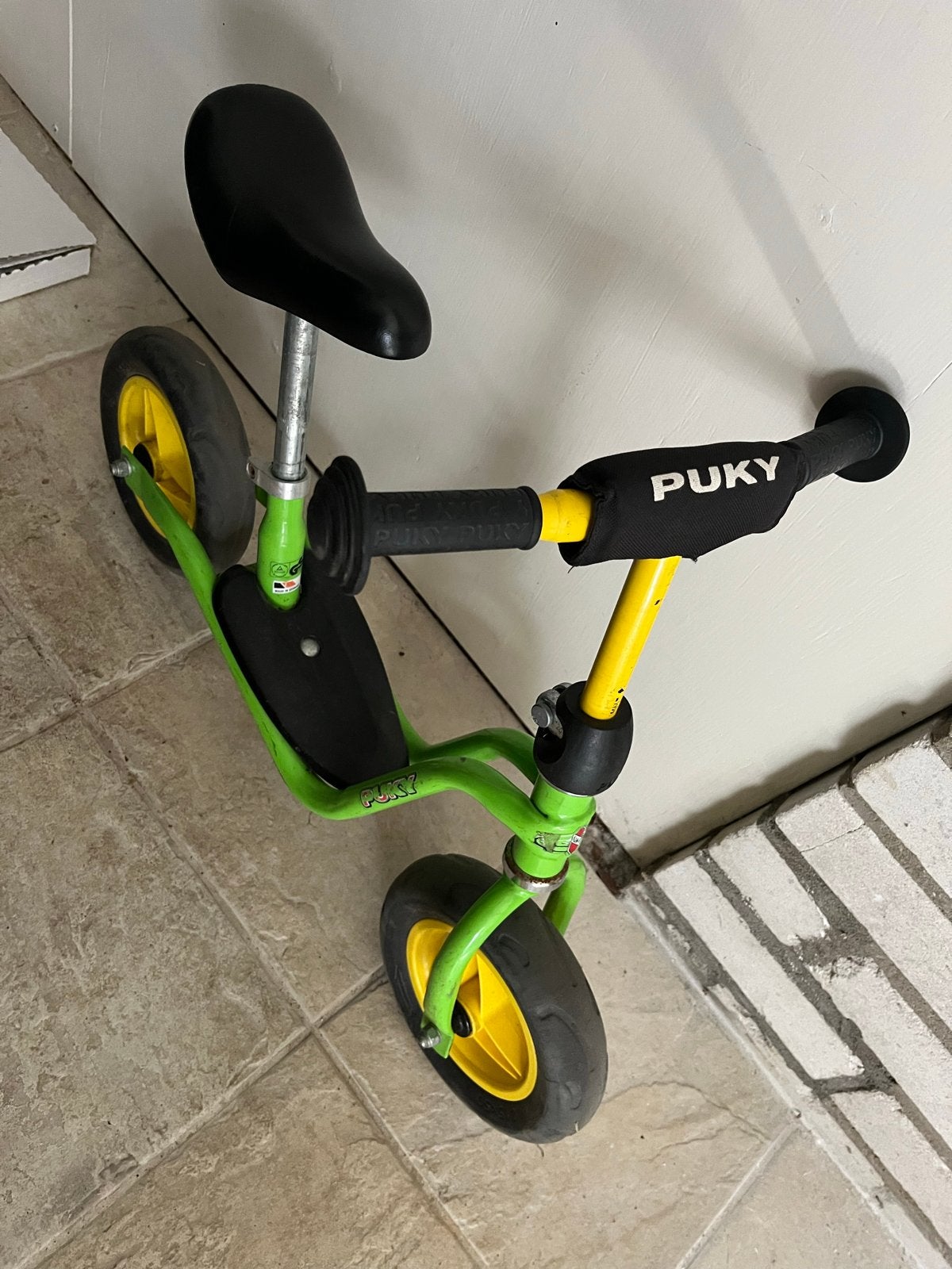 Puky loopfiets groen - Gebruikt, Kinderen en Baby's, Speelgoed | Buiten | Voertuigen en Loopfietsen, Ophalen, Gebruikt, Loopfiets