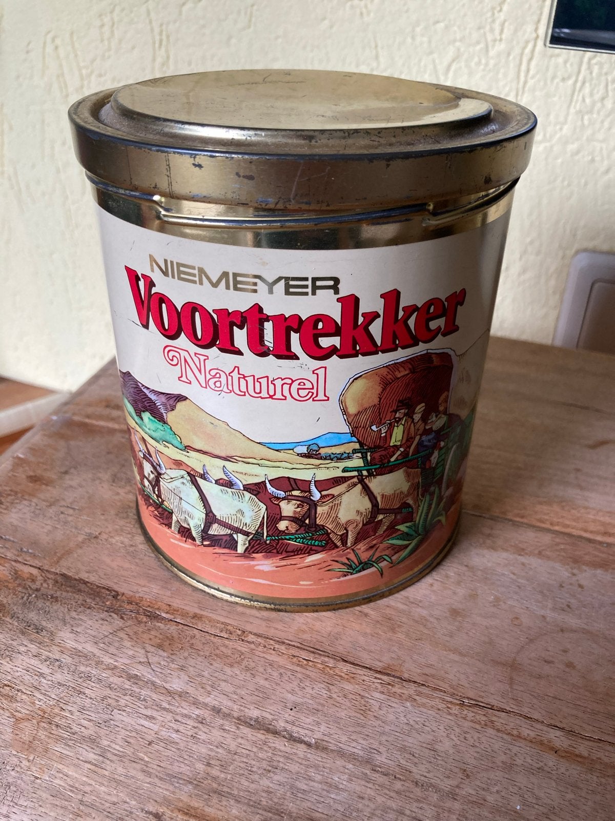 Vintage blik, Ophalen of Verzenden, Gebruikt, Overige, Overige merken