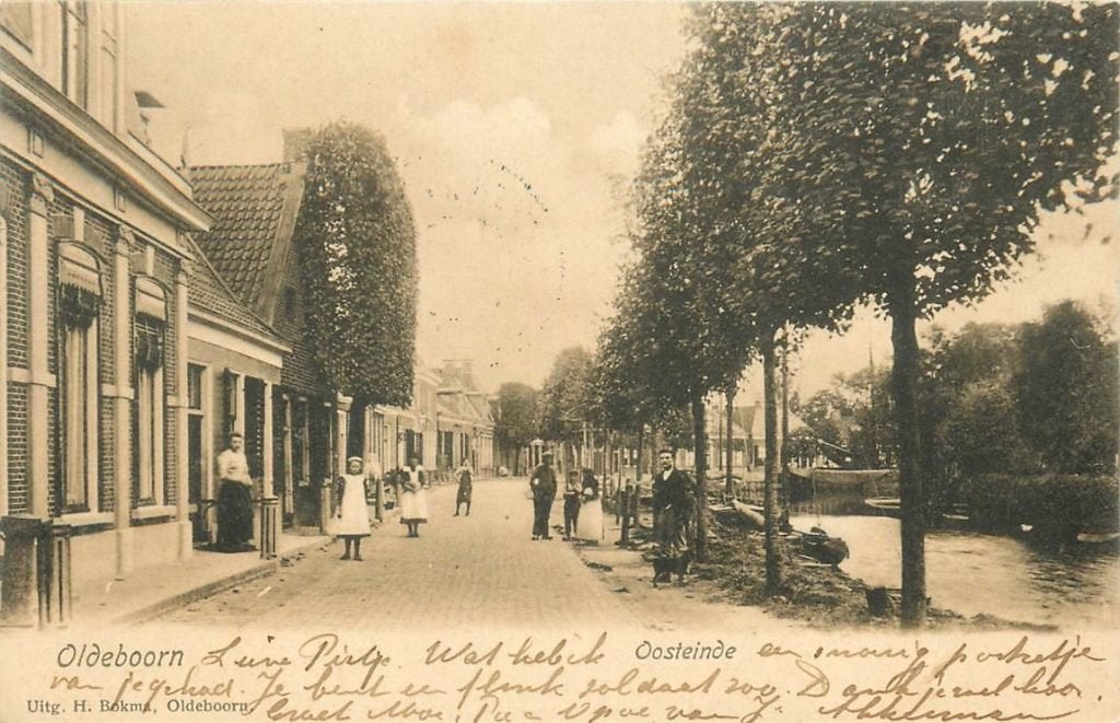 701-185-023 Oldeboorn Oosteinde, Verzenden, Voor 1920, Friesland