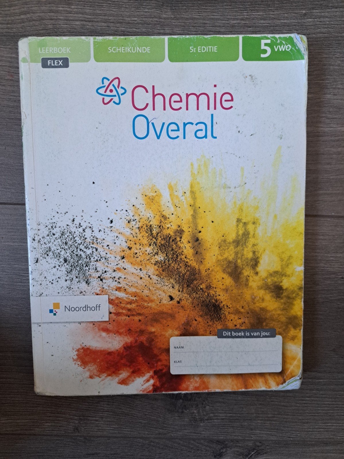 Chemie Overal 5 VWO 5e editie scheikunde leerboek, Gelezen, Joost Arends, Sjef Buil, Tom Heutmekers, Ophalen of Verzenden, Beta