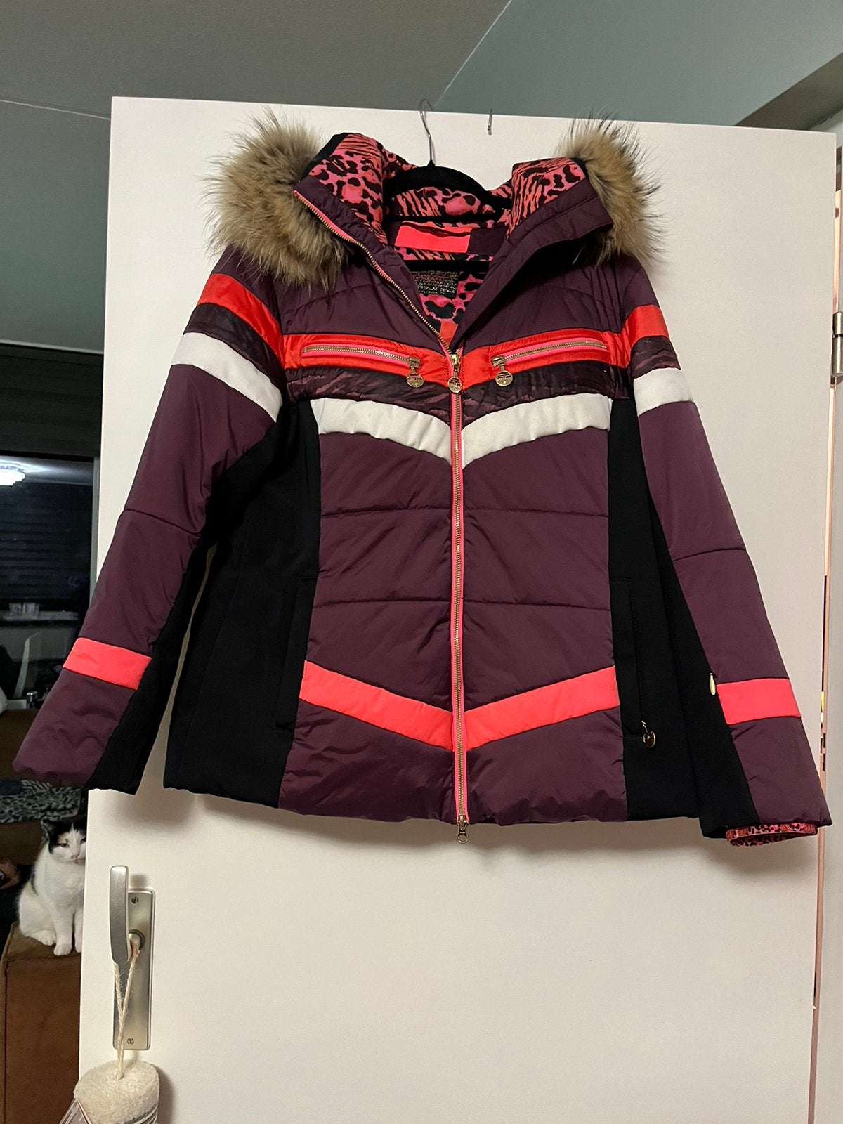 Winterjas skijas, Ophalen, Zo goed als nieuw, Maat 42/44 (L), Jack