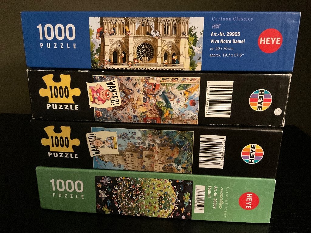 Heye puzzels, Verzenden, 500 t/m 1500 stukjes, Zo goed als nieuw, Legpuzzel