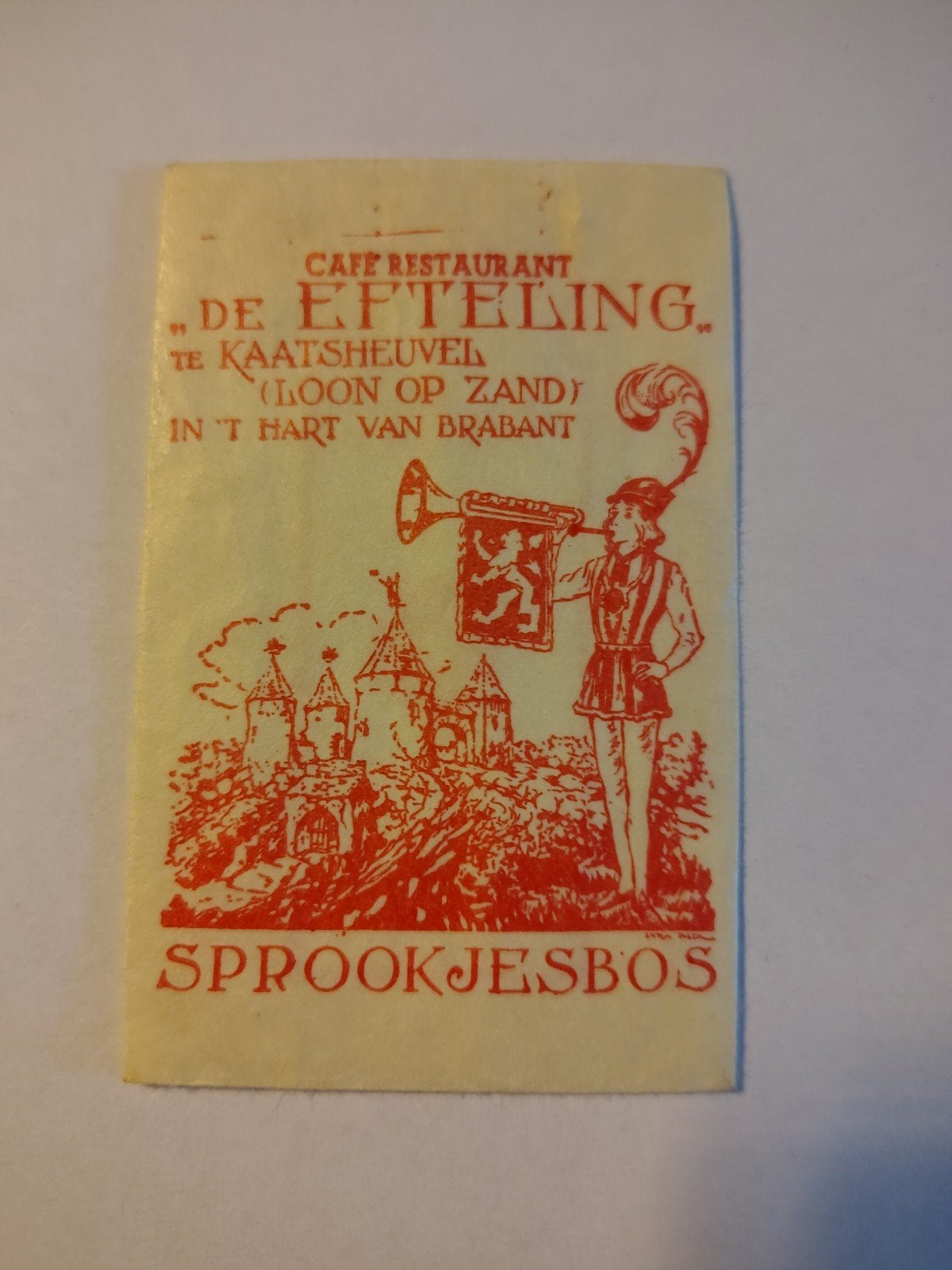 De Efteling Suikerzakje, Ophalen of Verzenden, Gebruikt, Overige typen