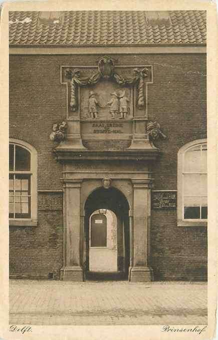 301-123-005 Delft Prinsenhof, Verzenden, Voor 1920, Zuid-Holland