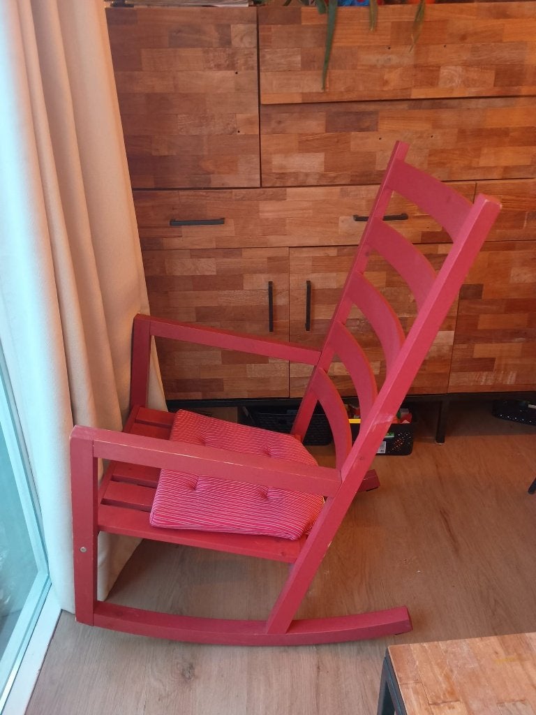 Stoel, Ophalen, Gebruikt, Eén, Rood
