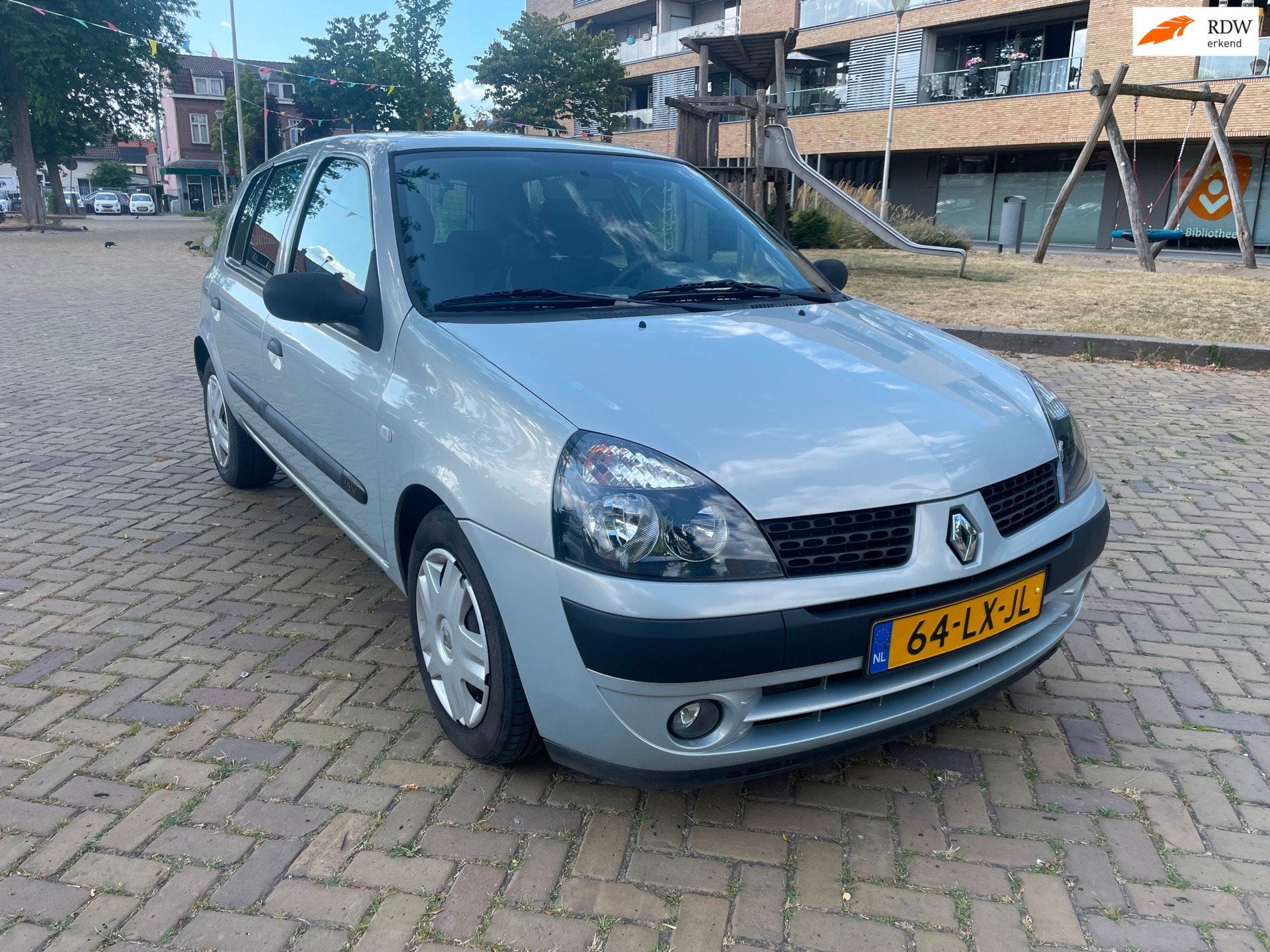 Renault Clio 1.2-16V Dynamique, 5drs, Airco, Elektr ramen, R, Voorwielaandrijving, Stof, 31 €/maand, 4 cilinders