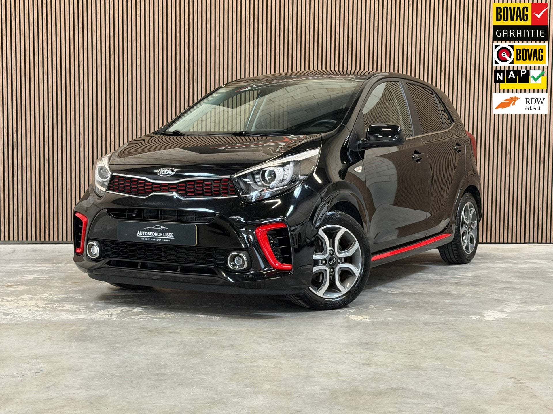 Kia Picanto 1.0 MPi GT-Line Edition|CarPlay|Camera|Cruise, Auto's, Gebruikt, Euro 6, 4 stoelen, Bedrijf