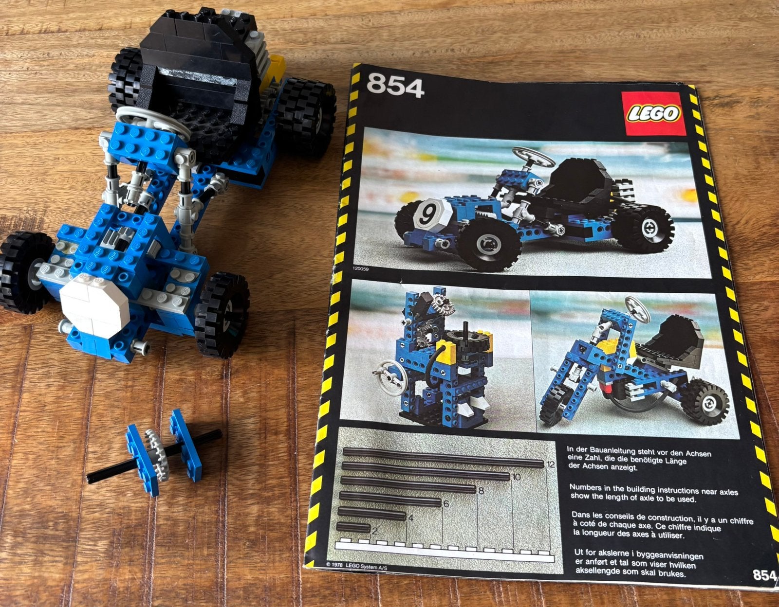 Lego partij technic sets van 5 stuks, Gebruikt, Lego, Ophalen of Verzenden, Compleet