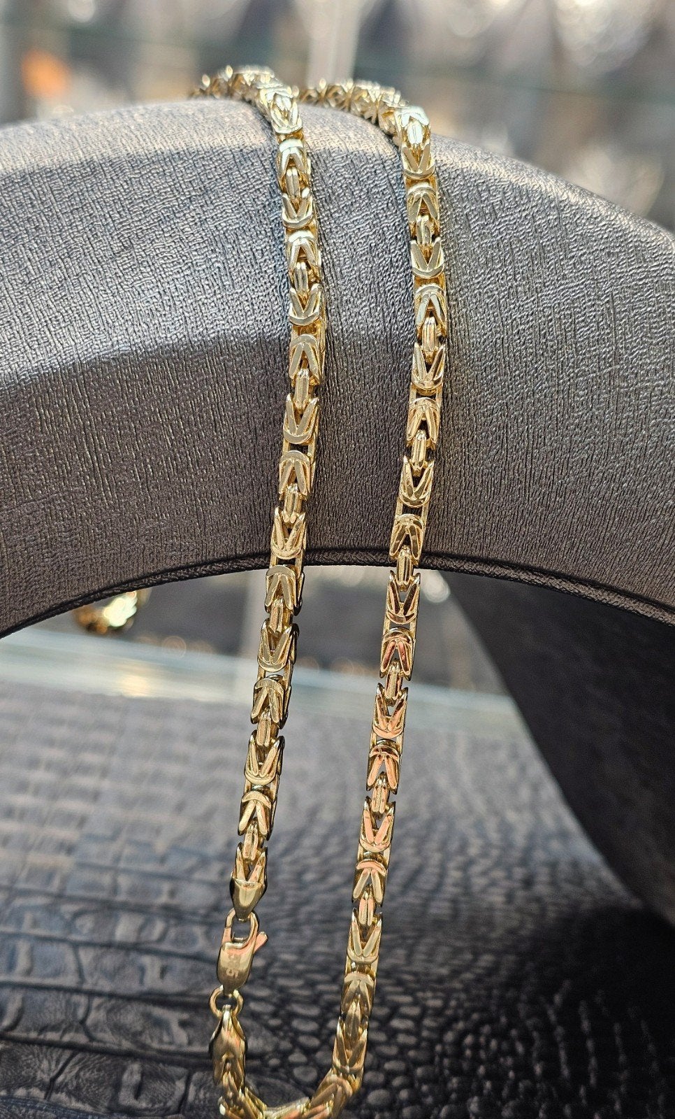 Prachtige 14k gouden Koningsketting 65cm, Ophalen of Verzenden, Nieuw, Goud, Goud