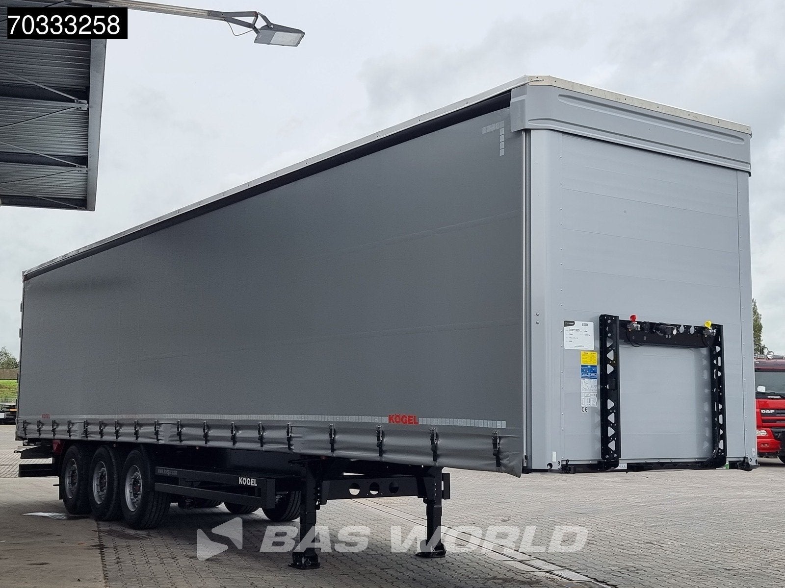 Kögel S24-1 NEW! Lifting axle Standard, Auto's, Stof, Overige brandstoffen, Bedrijf, Zilver of Grijs