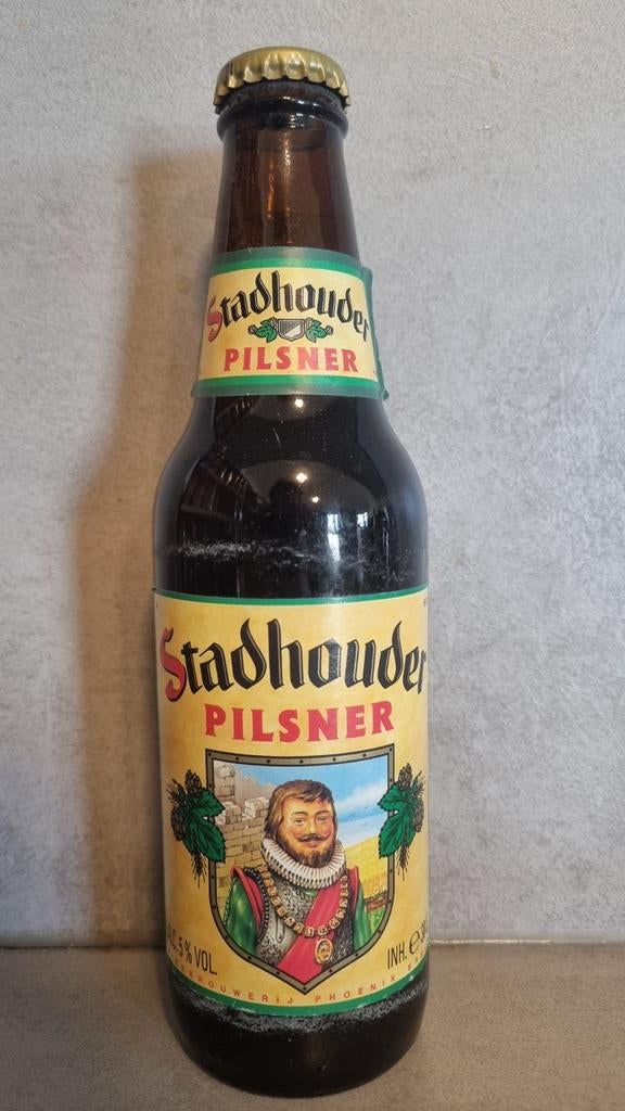 Stadhouder Pilsner '92, 30cl, Bierbrouwerij Phoenix, Breda, Verzamelen, Biermerken, Zo goed als nieuw, Glas of Glazen, Overige merken