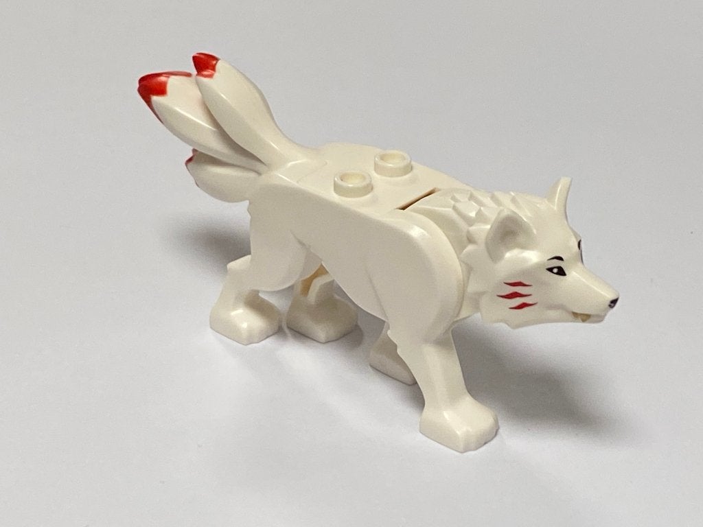 Lego nieuwe witte wolf (Ninjago Akita), Overige thema's, Lego, Overige typen, Nieuw