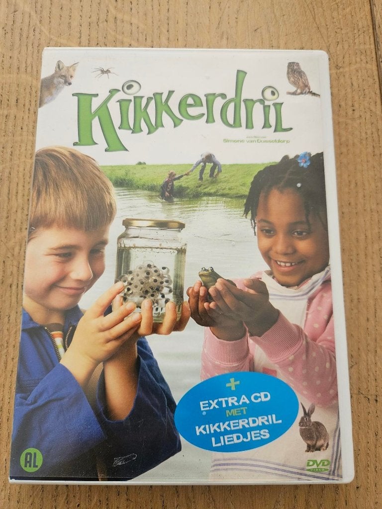 Dvd Kikkerdril, Avontuur, Gebruikt, Alle leeftijden, Ophalen of Verzenden