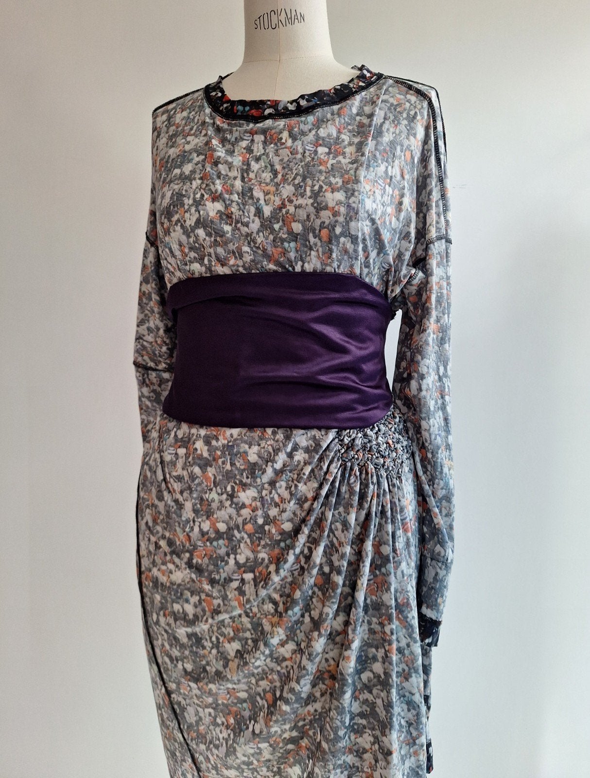 dries van noten jurk zacht dun jersey fotoprint large, Maat 38/40 (M), Nieuw, Ophalen of Verzenden, Knielengte