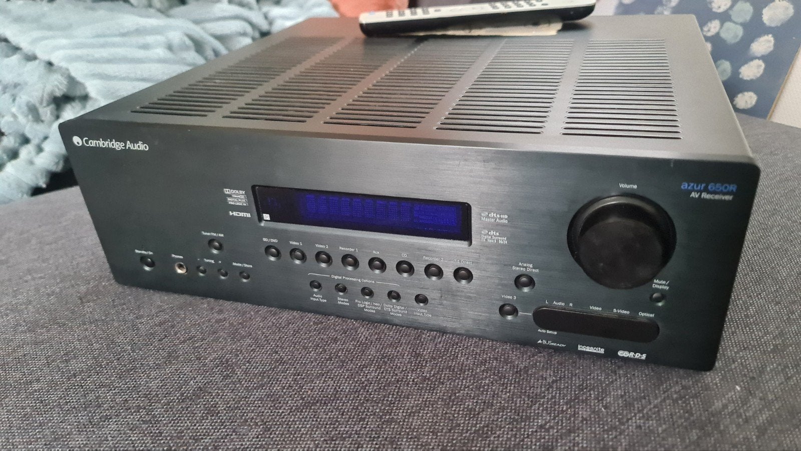 Cambridge Audio Azur 650R 7.1 AV reciever versterker, Overige merken, Ophalen of Verzenden, Zo goed als nieuw, 120 watt of meer