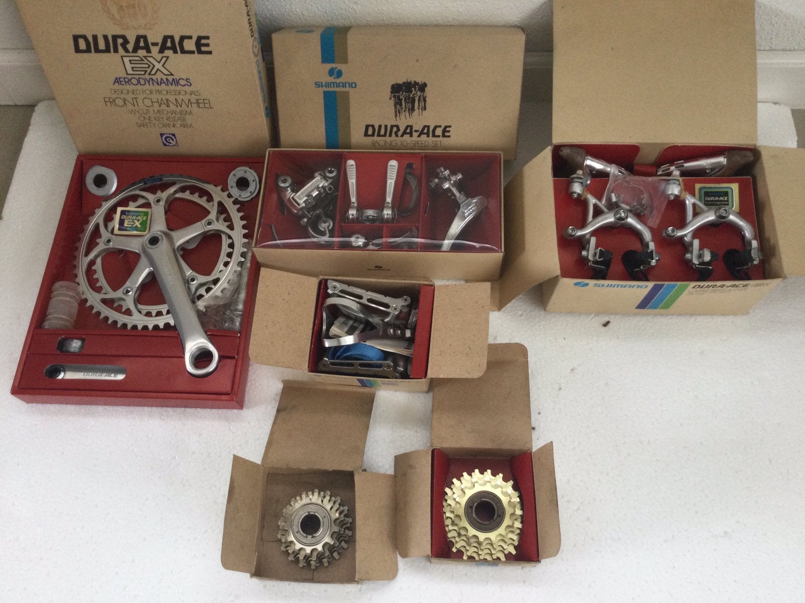 Shimano dura ace EX groepset nieuw !! Voor racefiets., Ophalen of Verzenden, Zo goed als nieuw, Racefiets