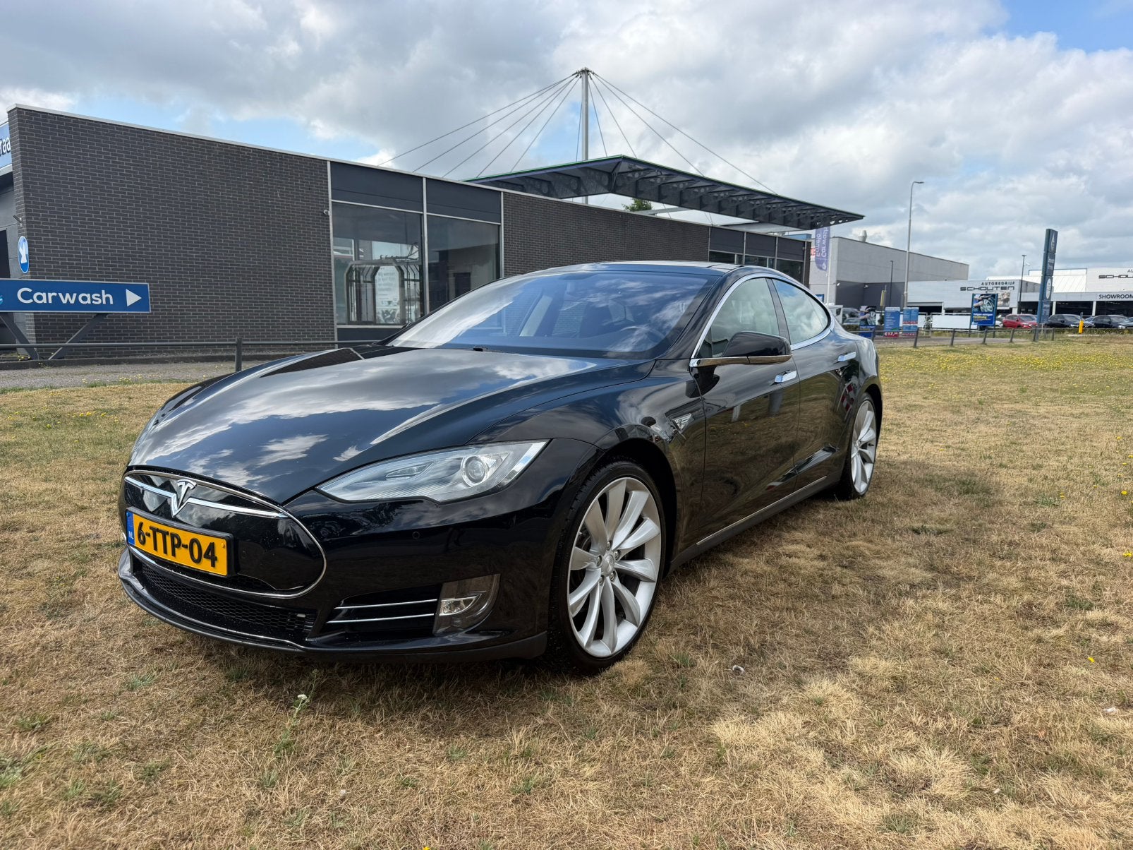 Tesla Model S 85 2014 Zwart ex BTW!!, Auto's, Tesla, Bedrijf, Model S, ABS, Achteruitrijcamera, Adaptieve lichten, Airbags, Airconditioning