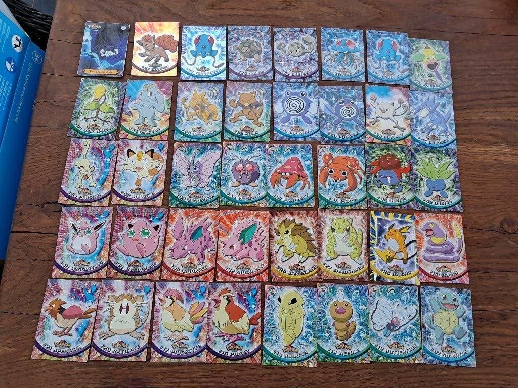 pokemon topps serie 1, Ophalen of Verzenden, Gebruikt, Losse kaart