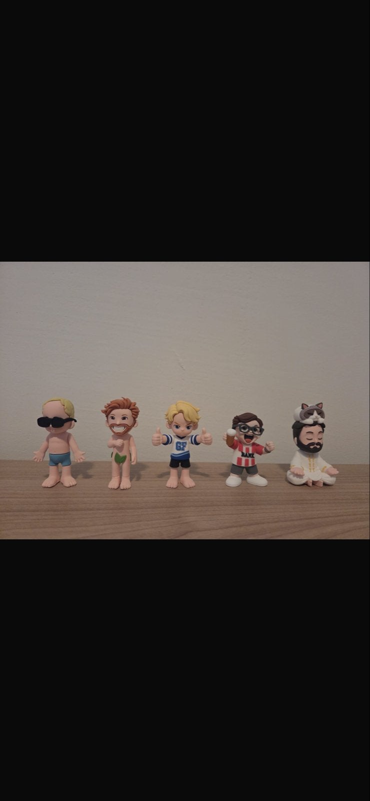 Bankzitters mini figuren set, Verzenden, Zo goed als nieuw