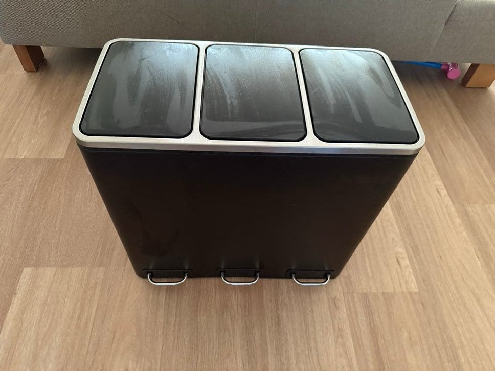 SONGMICS afvalscheidingssysteem 54L, Huis en Inrichting, Woonaccessoires | Prullenbakken, 30 tot 40 liter, Ophalen of Verzenden