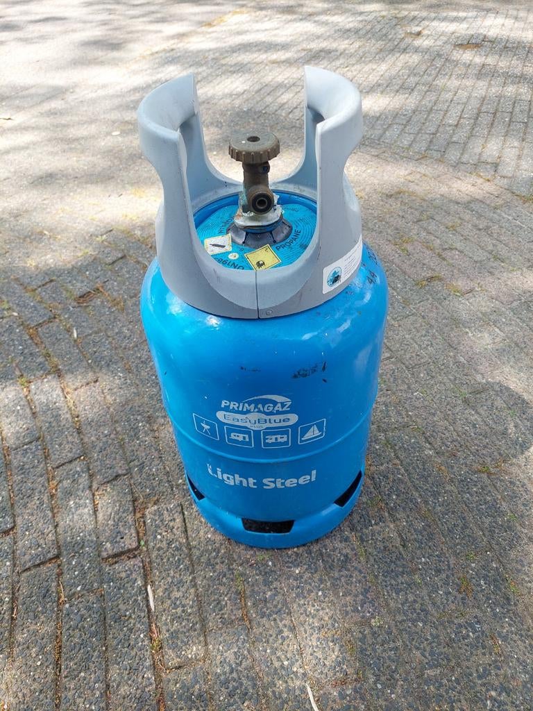 Primagaz EasyBlue Light Steel propaan gasfles (bijna vol), Ophalen