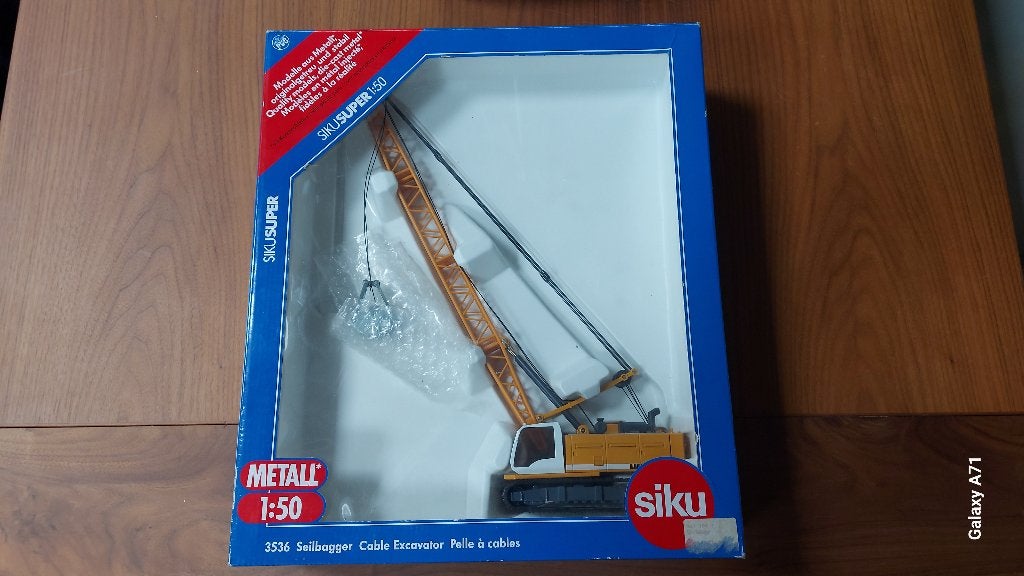 Siku 3536 Baggeraar, Ophalen of Verzenden, Zo goed als nieuw, Hijskraan, Tractor of Landbouw, SIKU