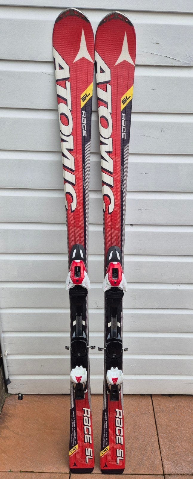 Ski's Atomic SL(170 cm) met Atomic skibindingen, Sport en Fitness, 160 tot 180 cm, Ophalen of Verzenden, Zo goed als nieuw, Carve
