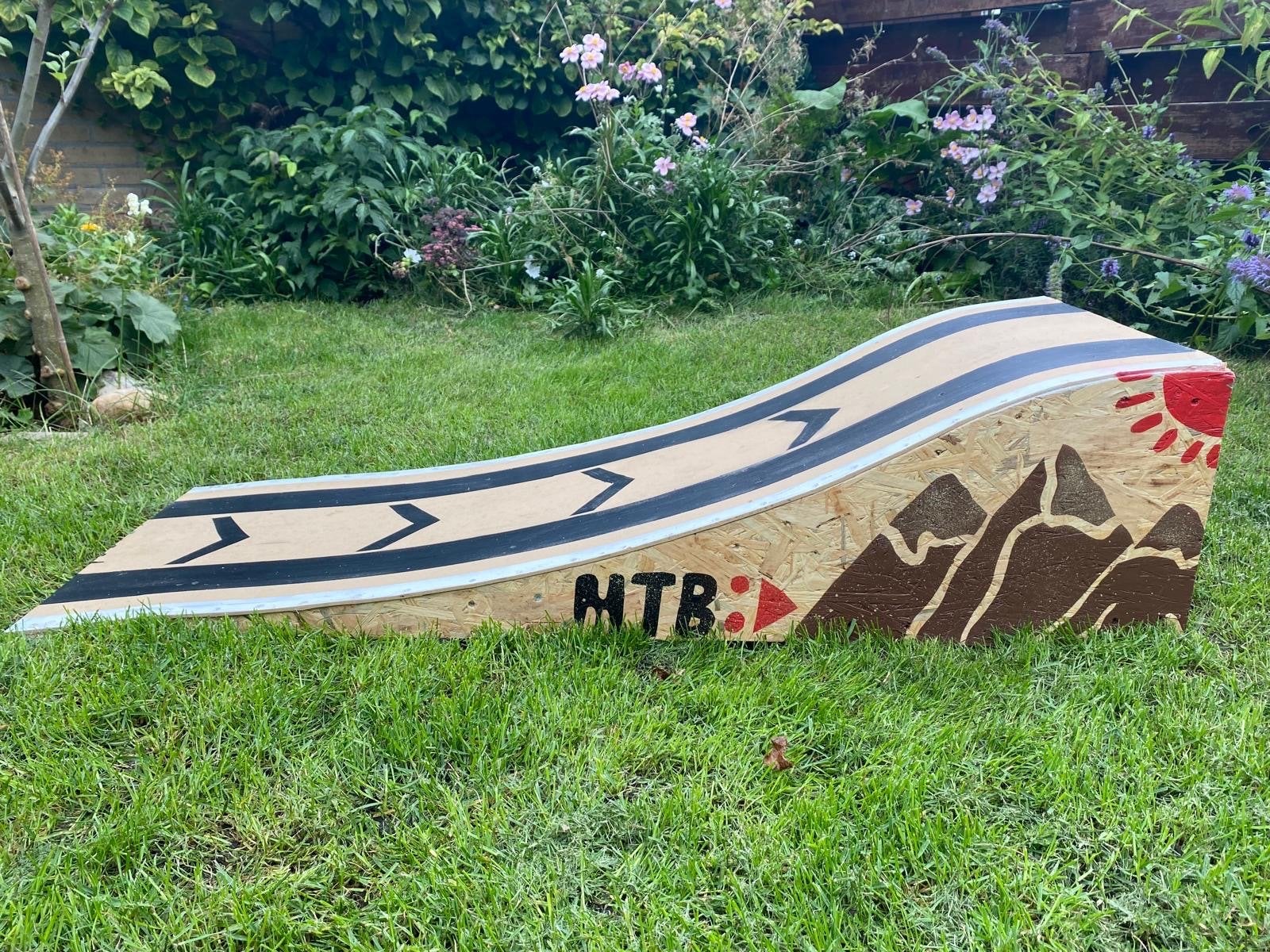 MTB Jump Ramp - Houten Schans voor Fietsen en Skateboards, Ophalen, Gebruikt, Overige merken