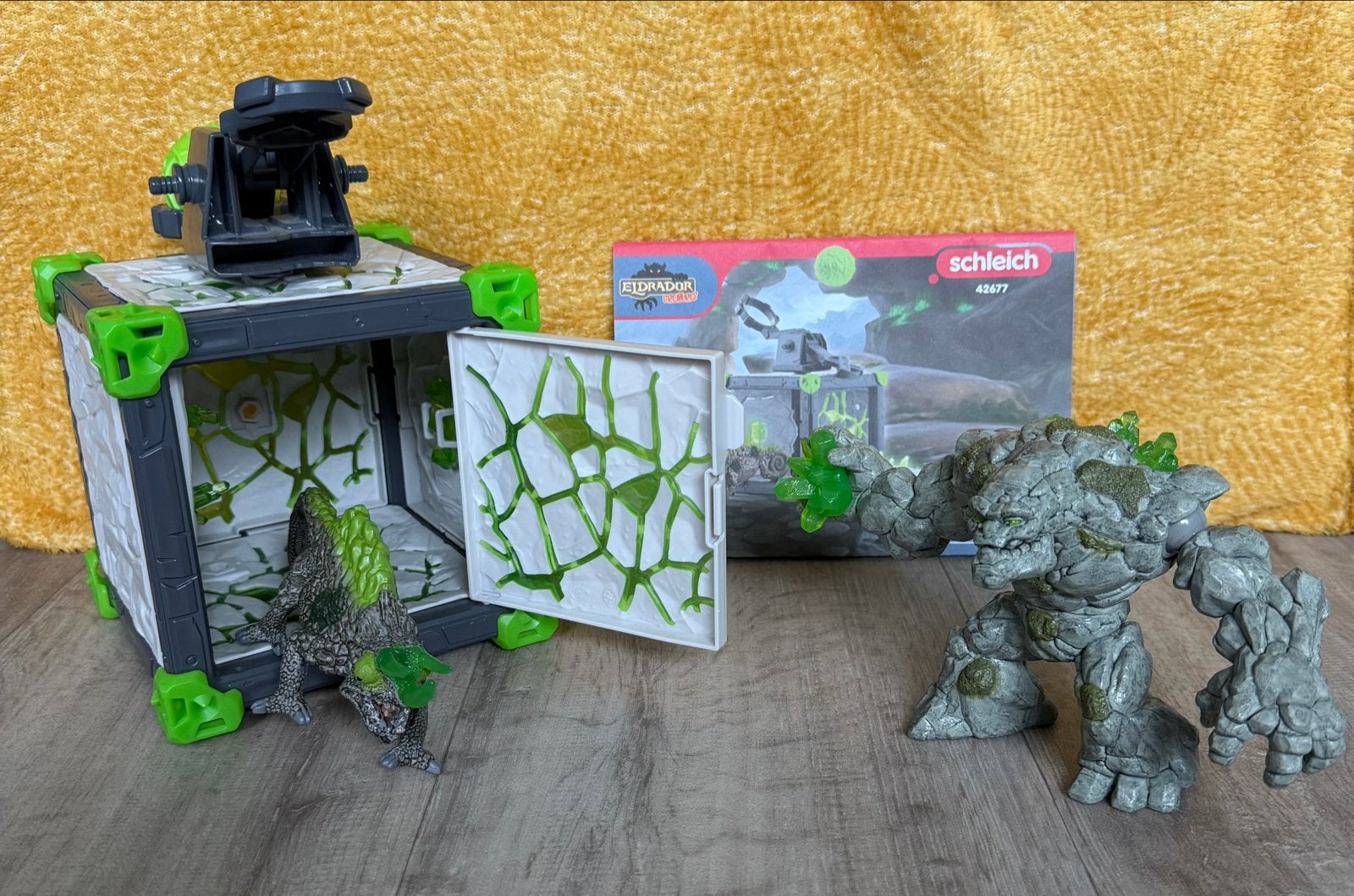 Schleich Eldrador Creatures Steen Wereld Set met Figuren, Ophalen of Verzenden, Zo goed als nieuw