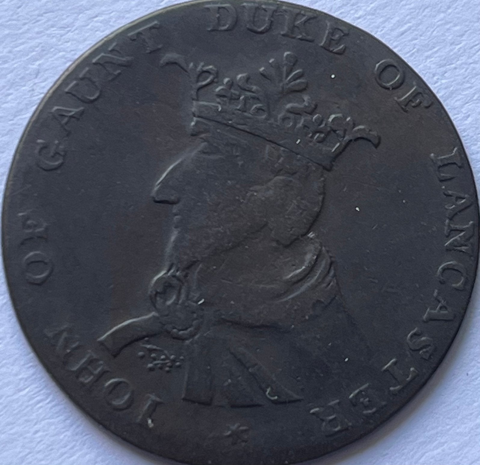 Lancester halfpenny 1792, Postzegels en Munten, Munten | Europa | Niet-Euromunten, Losse munt, Overige landen, Ophalen of Verzenden